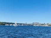 Faça um cruzeiro em Lake Union/WA 📍 24' COBALT 🚤. Compartimento ☔️😎✅ Banheiro 💩✅⚓️✅ ⛽️ OnMyTime ✅