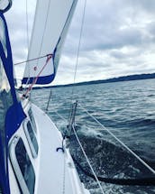 Puget Sound Sailing Adventure on 32' Hunter Sailboat