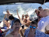 Pacote de iate de aventura Party Cove de 38 pés - barcos esportivos, capitães e jetski