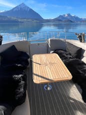 Luxurious pontoon in Interlaken with private captain  (Thun/Interlaken/Jungfrau)