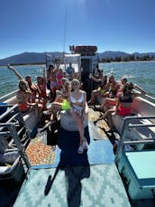 Large Party Boat Pontoon Charter in South Lake Tahoe for up to 35 Guests