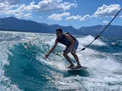 Axis A22 Wakesurf Boat Rental in Tahoe City With All Toys Included