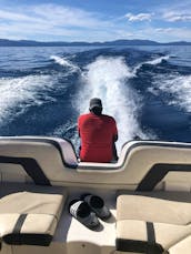 24' Yamaha Ski Boat Rental In Lake Tahoe with Bimini Top