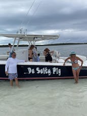 Charter 36' Jupiter Center Console in Spanish Wells, Bahamas