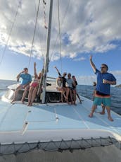 Excursion privée en catamaran et plongée avec tuba tout compris, Tamarindo, Costa Rica