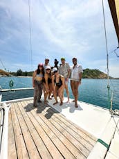 Beautiful Polynesian Style Catamaran