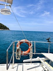 Beautiful Polynesian Style Catamaran