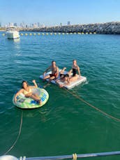 Barco de festa personalizado para 40 pessoas na Marina de Tel Aviv