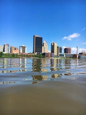 AWESOME AVALON Pontoon Boat Rental in Dynamic Downtown Toledo