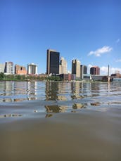 AWESOME AVALON Pontoon Boat Rental in Dynamic Downtown Toledo