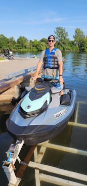 Seadoo GTI 170 2023 con sistema de sonido bluetooth para las regiones de GTA y Durham