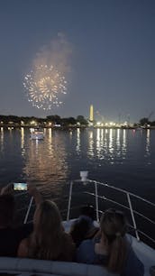 36' Carver Yacht on the Washington, DC waterfront 