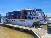 The Innamorata... Best Party Yacht on the Potomac!  56' of Mahagony & Teak