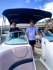 22' Hurricane Deck Boat Rental in West Palm Beach