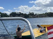 2021 23 ft Viaggio Tritoon on Lake Conroe!