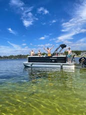 Full Day Rental! LUXURY Pontoon boat on the Butler Chain of Lakes in Orlando