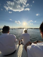 A Real Vibe On Boston Harbor! Rent the Regal Commodore 2760 Motor Yacht!